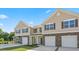 Attractive townhome exteriors with driveways and modern entrances surrounded by fresh landscaping at 2838 Egert Dr, Haw River, NC 27258