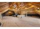 Unfinished attic space offering potential for customization, ample storage, or future living area expansion at 3 Alumwood Pl, Durham, NC 27705