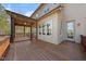 Large wooden deck perfect for outdoor dining and entertaining with a covered screened-in porch at 3 Alumwood Pl, Durham, NC 27705