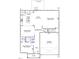 Detailed first-floor floor plan, highlighting the kitchen, Gathering room, dining room, and garage layout for easy visualization at 35 Calabria Ct, Franklinton, NC 27525