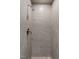 Modern shower showcases gray tiled walls and floor at 3910 Hillgrand Dr, Durham, NC 27705
