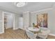 Comfortable dining area with modern furnishings, perfect for enjoying meals and gatherings in style at 43 Nordan St, Angier, NC 27501