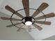 Close up of a unique ten blade ceiling fan at 4721 Cypress Ford Dr, Fuquay Varina, NC 27526
