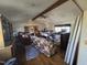 Spacious living room featuring hardwood floors, vaulted ceilings and natural light at 512 Monroe Holt Rd, Graham, NC 27253