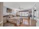 Comfortable bedroom with a ceiling fan, window seat, and natural light at 515 Swim & Croquet, Pittsboro, NC 27312