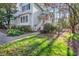 Beautiful home with manicured lawn, garden beds, and a cozy front porch at 515 Swim & Croquet, Pittsboro, NC 27312