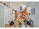 Inviting eat-in kitchen with wood cabinets, stainless appliances, and an adjacent dining area at 515 Swim & Croquet, Pittsboro, NC 27312