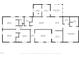 Detailed floorplan showing the layout of the home, including bedrooms, bathrooms, living spaces, and kitchen at 7155 Old Fairground Rd, Benson, NC 27504