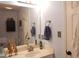 Bright bathroom with vanity and decorative wooden ducks at 903 Teague Pl, Durham, NC 27707