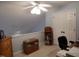 Bonus room features a vaulted ceiling, storage cabinet, and a closet at 903 Teague Pl, Durham, NC 27707