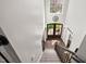 Bright foyer featuring a beautiful wooden front door and staircase at 101 Listokin Ct, Cary, NC 27519