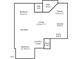 Detailed floor plan showcasing the layout of the home, including the living spaces, bedrooms, and bathrooms at 109 Killam Ct # La, Cary, NC 27513