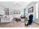 Cozy living room with fireplace, comfortable seating, and open layout at 115 Cliffview Dr, Garner, NC 27529
