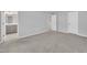 View of the main bedroom showing an ensuite bathroom and walk-in closet at 1434 Rosepine Dr, Cary, NC 27519