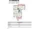 Detailed floor plan of a home showcasing bedrooms, eat-in kitchen, living room, and patios at 1614 Homewood Ave, Durham, NC 27707