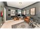 Creative home office with musical instruments and soundproofing, perfect for a musician at 197 S Clearbook Ct, Angier, NC 27501