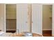 Spacious closet with adjustable shelving and an open door at 2524 Forest Shadows Ln, Raleigh, NC 27614