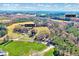 An aerial depiction of two properties, 290 Collie Rd and 252 Collie Rd, surrounded by verdant farmland at 290 Collie Rd, Castalia, NC 27816