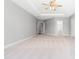 Spacious bedroom with ceiling fan, walk-in closet and en-suite bathroom at 3574 Johnson Grant Dr, New Hill, NC 27562