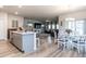 Spacious open floor plan combines the kitchen, dining area, and living space, perfect for entertaining at 4000 Passenger Pl, Durham, NC 27703