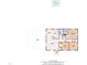 Detailed floorplan showcasing the layout of the home including the dining area, bedrooms, and living room at 417 Baker St, Nashville, NC 27856