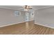 Inviting living room with ample natural light, showcasing the beautiful wood-look flooring at 417 Baker St, Nashville, NC 27856