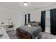 Bedroom with carpet, and large windows at 505 Marion Hills Way, Knightdale, NC 27545