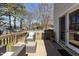 Inviting back deck with outdoor seating, overlooking a spacious backyard at 5313 Wenesly Ct, Raleigh, NC 27616
