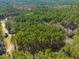 Breathtaking aerial view highlighting the dense tree cover and natural surroundings of the estate at 63 Pennington Cir, Chapel Hill, NC 27517