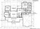 Detailed basement floor plan with dimensions, showcasing craft room, game room, and mechanical space at 63 Pennington Cir, Chapel Hill, NC 27517
