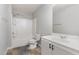 Full bathroom with a combined shower and bathtub, plus vanity sink at 709 Conifer Ct, Creedmoor, NC 27522