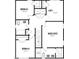 Second floor plan featuring a spacious primary suite, additional bedrooms, a loft, and laundry at 73 Legolas Ct, Middlesex, NC 27557