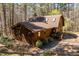 Exterior view of a house surrounded by lush greenery and trees at 735 Jordan Hills Loop, Chapel Hill, NC 27517