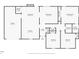 Detailed floor plan layout showcasing the home's room dimensions and overall design at 107 Ware Ct, Garner, NC 27529