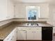 Kitchen featuring granite countertops, white cabinets, and modern appliances at 1100 Walter Clark Dr, Hillsborough, NC 27278