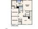 Upstairs floor plan with a primary suite, two bedrooms, and a loft space at 125 Ferry Ct, Rocky Mount, NC 27804