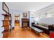 Cozy living room with hardwood floors, natural light, and stylish furnishings at 1714 Park Dr, Raleigh, NC 27605
