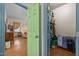Bedroom leading to a walk-in closet at 2409 Hodges Rd, Burlington, NC 27217