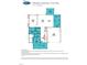 First floor floorplan featuring a two-car garage, kitchen, great room, and owner's suite at 266 Golfview Ave, Benson, NC 27504