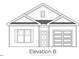 Exterior elevation rendering of a charming single-story home with a one-car garage at 362 Bluejay St, Clayton, NC 27520