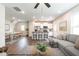Bright and airy living space showcasing an open layout with modern finishes and ample seating at 370 Bluejay St, Clayton, NC 27520