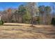 Expansive backyard featuring a swing set and a soccer goal for Gathering fun and outdoor activities at 3708 Tansley St, Wake Forest, NC 27587