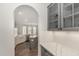 Partial view of kitchen showcasing modern counters and cabinetry at 4320 Stony Falls Way, Knightdale, NC 27545