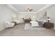Inviting bedroom features a tray ceiling and ample natural light at 4320 Stony Falls Way, Knightdale, NC 27545