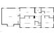 Second story floor plan shows four bedrooms, primary bedroom, two baths and hall at 4601 Pemberton Dr, Raleigh, NC 27609