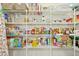 Organized pantry with wire shelving and ample storage for food and supplies at 501 Campbell Ridge Pl, Wendell, NC 27591