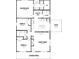Detailed floor plan showing the layout of the home's rooms and features, including the kitchen and bedrooms at 87 Legolas Ct, Middlesex, NC 27557