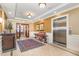 Elegant lobby area with seating, an elevator and upscale decor at 10411 Rosegate Ct # 202, Raleigh, NC 27617