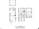 Detailed floor plans for levels one, two, and three with the dimensions of the rooms and their layout at 105 Della St, Chapel Hill, NC 27516