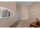 Cozy dining area featuring neutral paint, chandelier, and carpet at 1101 Esher Ct, Raleigh, NC 27609